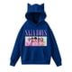 thumbnail image 1 of pop Huntrix Print Cat Ears Hoodie with De-mon Sweatshirt S-aja Movie Fashion Streetwear Long Sleeve Print Soft Sweatshirt XL, 1 of 4