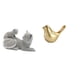thumbnail image 1 of Figura de escritorio, estatua de gato, figura de pájaro, adorno de animal, material de resina, diseño creativo, adecuada para estantes, hogar, oficina, 1 of 8