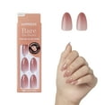 thumbnail image 3 of KISS imPRESS Bare but Better  Press on Nails, Serenity, Pink, Medium Almond, 30 Count, 3 of 13