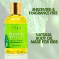 thumbnail image 4 of Unscented Kids Body Oil - Deeply Moisturizes & Soothes Sensitive Skin - 4 oz by LatherGreen, 4 of 11
