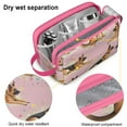 thumbnail image 4 of Toiletries Bag,German Shepherd Mens Womens Toiletry Bag Bathroom Bag,Waterproof Toiletry Travel Bag Dopp Kit Shaving Bag 11x6.3x5.1 Inch, 4 of 5