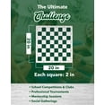 thumbnail image 4 of WE Games Travel Tournament Chess Set, 20 in. Roll Up Vinyl Chess Board with Storage Bag, 4 of 10