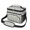 Dinosaur and Text-1, variant on Dinosaur and Volcano White Pattern Insulated Lunch Box for Women Men, Medium Leakproof Cooler Bag with Adjustable Strap, 10"x6.7"x8"