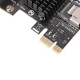 thumbnail image 3 of Peggybuy Computer PCI-E 1x to Mini SAS SFF-8087 Riser Card 6Gbps Expansion Accessories, 3 of 6