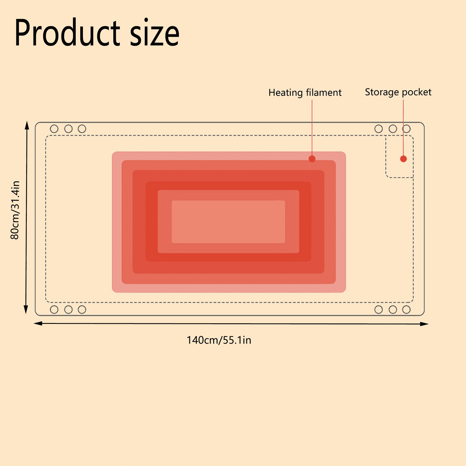 USB Electric Blanket Heated Throw,55" x 31" - Soft Flannel Sherpa Heating Blanket,Household Single Control Intelligent Temperature Regulating Dormitory Electric Mattress,Machine Washable(GY1)