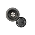 thumbnail image 3 of Keeney K1439BSQ Deep Thread 3.5-in. Cast Brass Kitchen Sink Strainer, Inch Opening, Biscuit, 3 of 5