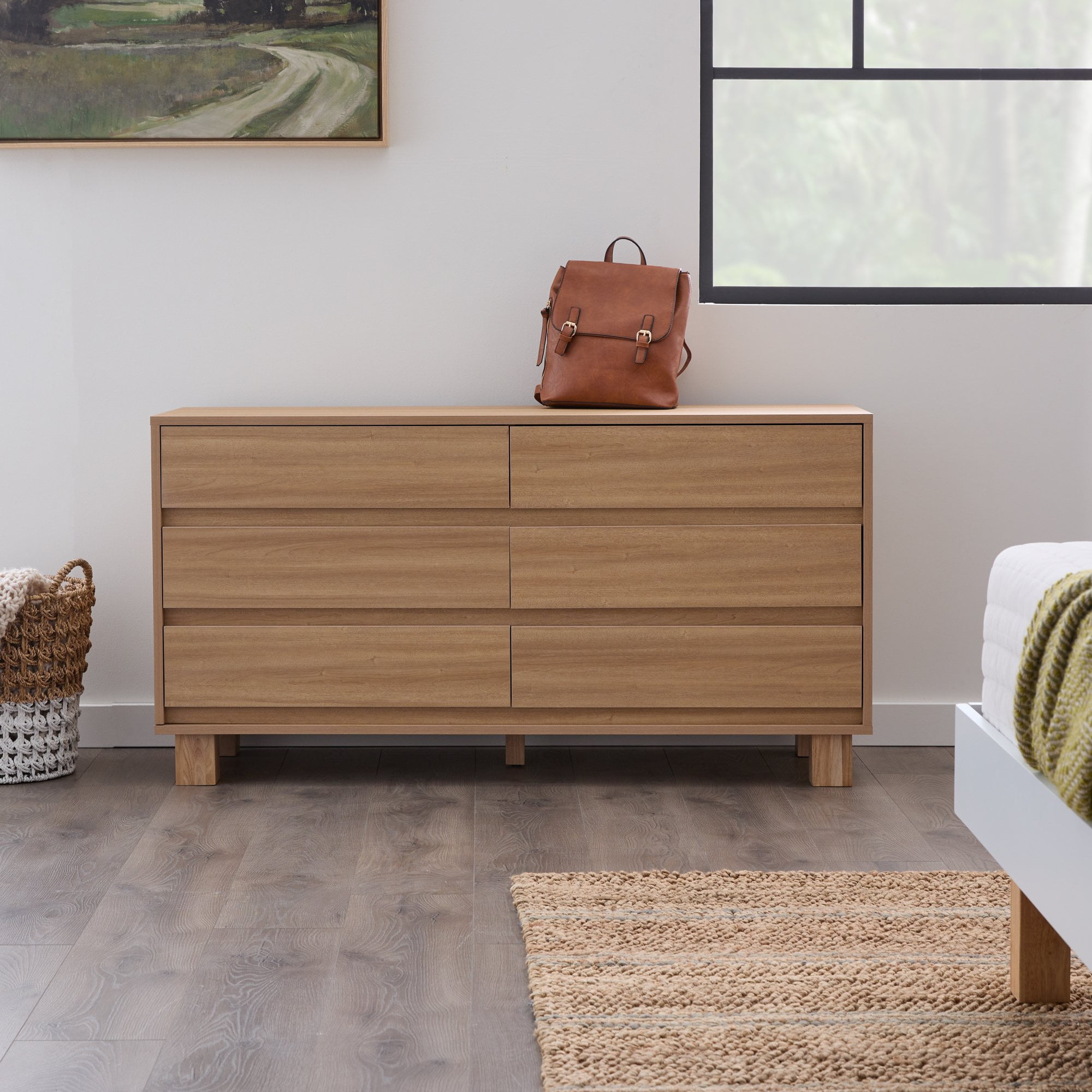 Rest haven laminate 6 drawer dresser outlet