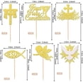 thumbnail image 2 of 24 Pack First Holy Communion Cupcake Toppers Gold Glitter Dove Angel God Bless Cross Cupcake Picks for Baptism First Communion Theme Baby Shower Birthday Party Cake Decorations, 2 of 7
