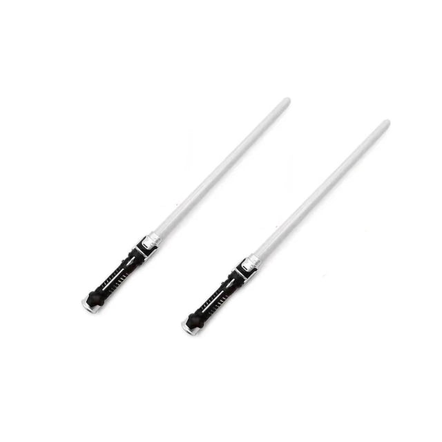 Vogacara 2 uds. De juguetes de palo luminoso, palo de luz seguro interesante, juguetes luminosos alimentados por batería, regalo de Festival, palos Juegos de imaginación Rojo sólido con sonido Vogacara FN011112-01