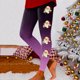 thumbnail image 1 of MKLEKYY Leggings deportivos push up para mujer, leggings para entrenamiento, leggings con estampado navideño, pantalones de bloques de color, leggings elásticos suaves 3687, 1 of 4