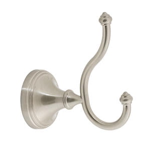 - Robe Hook Wall Mounted Towel Bath Accessories Bathroom Hardware, Satin Nickel