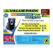Angle View: Hartz UltraGuard Pro Topical Flea & Tick Prevention for Dogs and Puppies, 61-150 lbs 6 Monthly Treatments