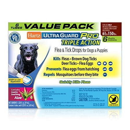 UPC: 0032700112783 | Hartz UltraGuard Pro Topical Flea & Tick Prevention for Dogs and Puppies 61-150 lbs 6 Monthly Treatments