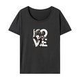 thumbnail image 1 of Camiseta de Mujer de Verano de Ajuste Regular Activewear Souvenir Camisa de Cuello Redondo para Senderismo M, 1 of 7