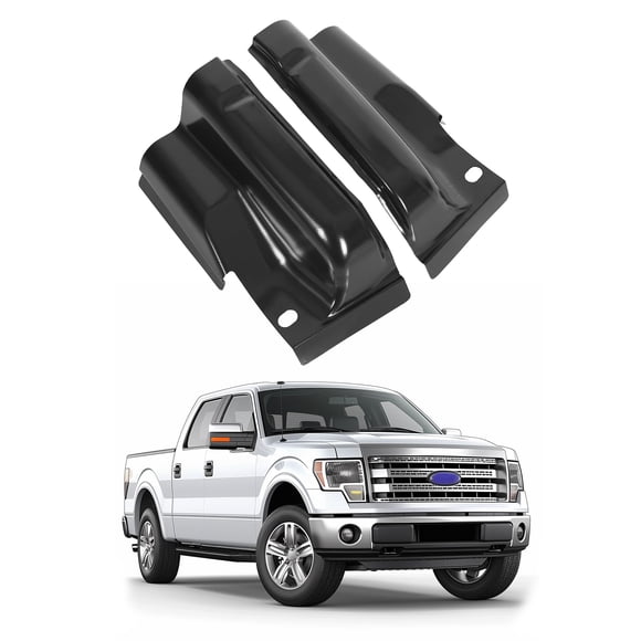 ECOTRIC Steel Cab Corners Compatible with 2009-2014 Ford F150 Crew Cab 4 Door Pickup Truck, Rust Repair Cab Corner Covers Left & Right