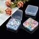 thumbnail image 4 of Advancent Caja de portátil organizador de almacenamiento de tornillo resistente cuadrado con tapa con bisagras joyero para cosméticos artesanía Almacenamiento y organización del hogar Advancent  HA059927-00, 4 of 6