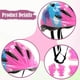 thumbnail image 5 of Equipo de protección deportiva para niños, conjunto de casco de ciclismo para patinaje en línea Rosa, 5 of 9