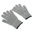 thumbnail image 3 of 2Pcs Cut Resistant Gloves Level 5 Cutting Labor Gloves Suitable for Kitchen Garden Work Grey, 3 of 15