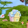 thumbnail image 4 of JHGoosa Miniature Fairy Garden Stone House Mini Resin House Fairy Cottage House Micro Garden Decoration For Plant Flower Pots, 4 of 4