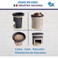 thumbnail image 2 of Casa Cama Para Gatos y Rascador 2 Niveles JUMBO Todo en 1 GOLDEN KING Castillo Jumbo 2 Niveles con Rascador, 2 of 7
