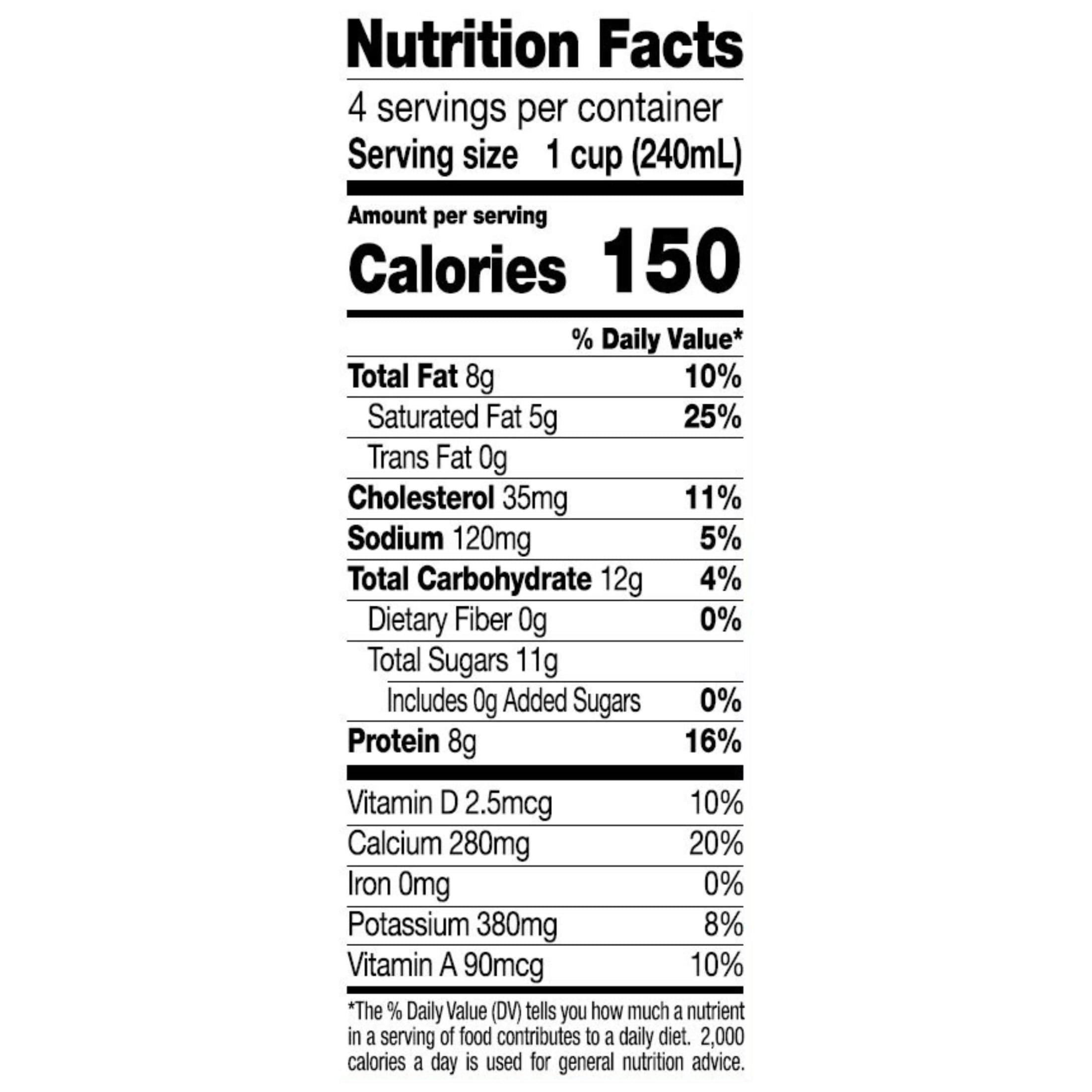 Meadow Gold Ultra-Pasteurized Whole Milk Quart