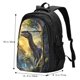 thumbnail image 5 of Balery Sunshine Jungle Dinosaur Mochila con carga USB para hombre y mujer - Mochila impermeable y antirrobo para laptop con puerto USB para viajes, trabajo, 5 of 7