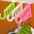 thumbnail image 3 of HEVIRGO Home Wall Hanging Hook Rack Over Door Hat Clothes Holder Hanger Bathroom Bedroom, Random Color, 3 of 5