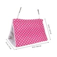 thumbnail image 3 of Pink Warm Bird Hammock for Small Birds with Cozy Hideout and EasyClean Canvas Material 7.5 Inches, 3 of 8