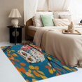 thumbnail image 2 of Owl Leaves Area Rug 6X8 Living Room, Cute Cow Rugs for Bedroom,Rug Decorations, Boys Girls Teens Room Carpets Fluffy Washable, Soft Ultra-Thin Non Shedding Non Slip Non Toxic Area Rug 17&-70, 2 of 7