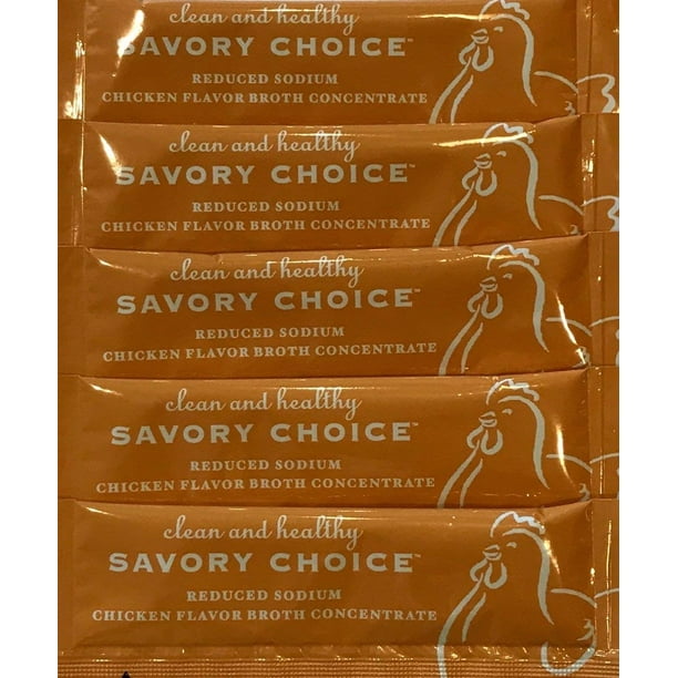 Reduced Sodium Chicken Broth Concentrate, 50 Stick Packs