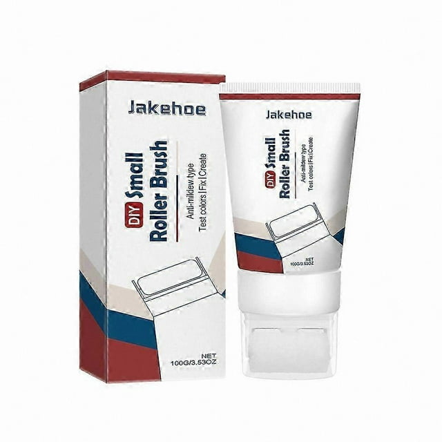 Wall Repair Cream for Cracks and Graffiti, DIY Roller Brush Included, Waterproof and Mildew Resistant Renovation Solution
