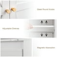 thumbnail image 5 of Marcree Kitchen Pantry Storage Cabinet,71" Tall Storage Cabinet with Doors,White Kitchen Cupboard with Adjustable Shelves,Food Pantry Cabinet for Kitchen,Dining Room, 5 of 9