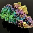 thumbnail image 4 of VIVIDELLE Rare Natural Aura Quartz Rainbow Titanium Bismuth Crystal Cluster Specimen Stone-60-70g, 4 of 9