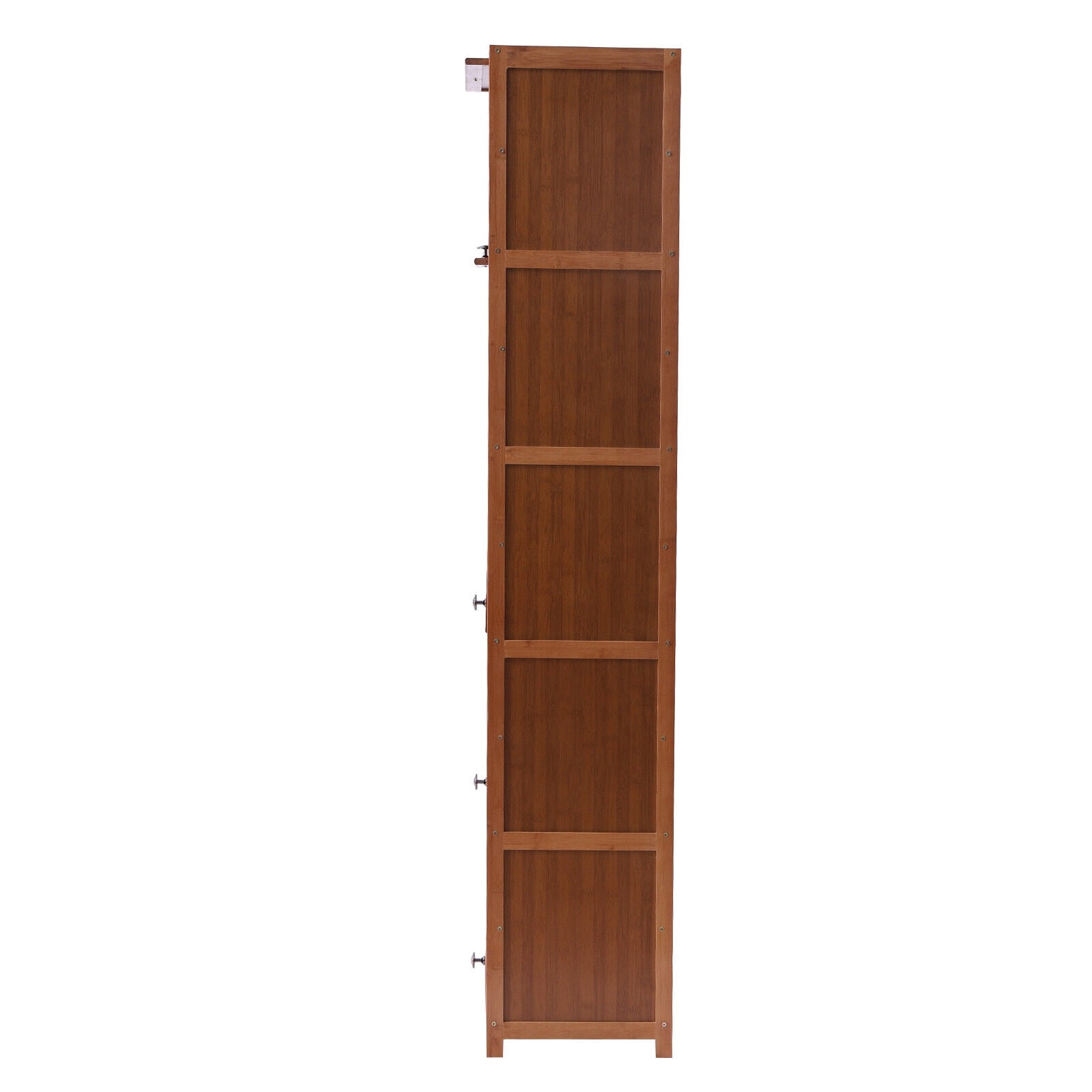 10 Tiers Bamboo Shoe Rack Cabinet, Wood Shelf Stand Storage Book Shelf Organizer