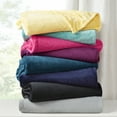 thumbnail image 2 of Home Essence Oversized Plush Microlight Bed Blanket, Full/Queen, Gray, 2 of 5