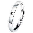 thumbnail image 1 of EGNMCR Rings You Are My Sun & Ring Set 925 Sterling Plated Couples Promise Rings ring ring, 1 of 6