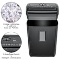 thumbnail image 6 of Paper Shredder 10-Sheet Cross Cut Shredder with 5.3 Gallons Wastebasket, 6 of 8