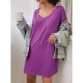 thumbnail image 3 of Avidlove Women's Tshirt Nightgown Oversized Sleepshirt Comfy Gowns for Women Sleepwear, 3 of 5
