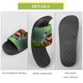 thumbnail image 7 of GZHJMY Stylish Slides for Women Men, Flying Frog Laughing Soft Flexible Slip-on Sandals Slippers, 7 of 7
