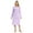 Purple, variant on Sunsent Women's Soft Comfy Nightgown Long Sleeve Sleepwear Retro Polka Dot Nightshirt Henley Neck Button Down Nightdress, S-XXL