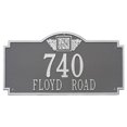 thumbnail image 1 of Whitehall 5004PS Monogram - Estate Wall - Two Line- Pewter/Silver, 1 of 1