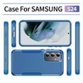 thumbnail image 5 of Dteck for Samsung Galaxy S24 Plus Case, Hybrid Shockproof Rugged Hard PC TPU Bumper Protective Cover for Samsung Galaxy S24 Plus,Navy Blue, 5 of 8
