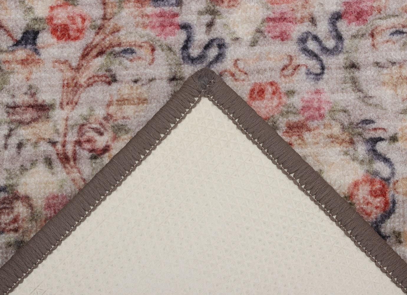 Tapis persan en nylon Home Decor Inc Cairo – 45 x 76 cm, envers antidérapant, idéal pour les entrées, les cuisines et les espaces intérieurs