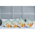 thumbnail image 6 of Ambesonne Fox Throw Pillow Cover 4 Pack, Red Fox Winter Forest Xmas, 16", Almond Green Orange, 6 of 6