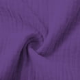 thumbnail image 6 of Women's T-shirts Women's Fashionable And Casual Solid Color V Neck Wrinkle Cloth Button Short Sleeve Rolled Up T Shirt Top T-shirts, 6 of 7