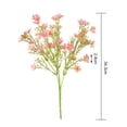 thumbnail image 5 of 1 Bunch Faux Gypsophila Real Touch Bouquet Multicolor Artificial Flower Desktop Decoration for Wedding, 5 of 7