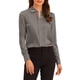 thumbnail image 1 of CAMISAS ELEGANTES PARA MUJER INSPIRADAS CHIC, CON CUELLO PUNTA V Y MANGAS LARGAS, BLUSA DE SATÉN SUAVE M GRIS, 1 of 6