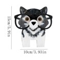 thumbnail image 3 of adviicd Cute Creative Animal Glasses Frame Home Office Decoration Desktop Glasses Frame, 3 of 4