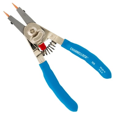 CHANNELLOCK 926 6-inch Convertible Retaining Ring Pliers, Made in USA, Snap Ring Pliers, Circlip Pliers