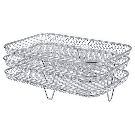 

Fryer Rack for Airfryers Double Baskets Fryers Dehydrator Racks for Ninja Foodi DZ201 DZ100